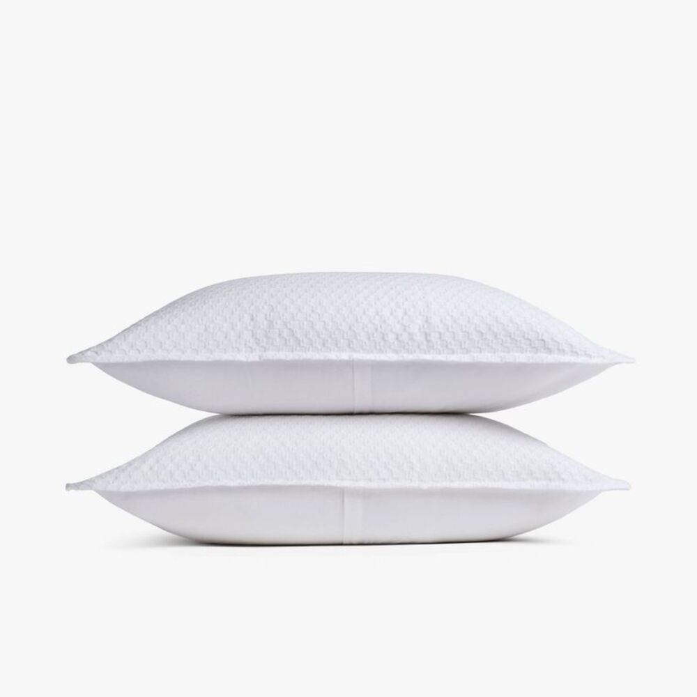 King Honeycomb Sham Set White - Parachute